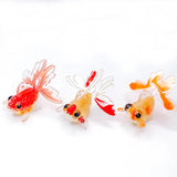 Multicolors Goldfish Eardrop Earring Findings 2pcs