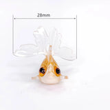 Multicolors Goldfish Eardrop Earring Findings 2pcs
