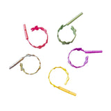 Multicolors Flower Circle Stud Earring Necklace Jewelry Component 8pcs