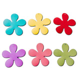 Multicolors Flower Eardrop Metal Diy Pendant Necklace Earring Charms 10pcs