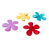Multicolors Flower Eardrop Metal Diy Pendant Necklace Earring Charms 10pcs