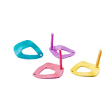 Multicolors Plated Irregular Hollow Out Stud Earrings Accessories
