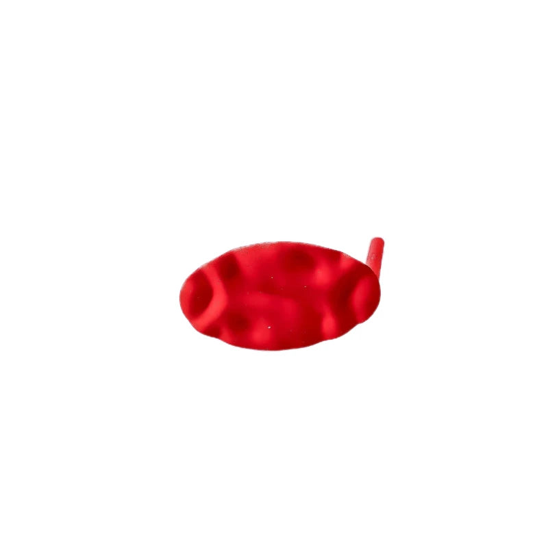 Multicolors Plated Oval Dent Stud Earrings Accessories DIY Material 10pcs