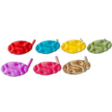 Multicolors Plated Oval Dent Stud Earrings Accessories DIY Material 10pcs