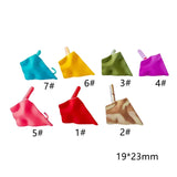 Multicolors Plated Quadrilateral Dent Stud Earrings Accessories