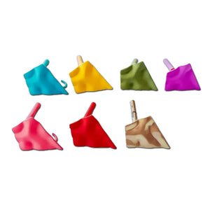Multicolors Plated Quadrilateral Dent Stud Earrings Accessories