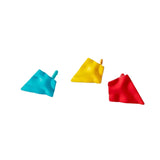 Multicolors Plated Quadrilateral Dent Stud Earrings Accessories