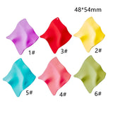 Multicolors Plated Rhombus Metal Eardrop Earring Accessories