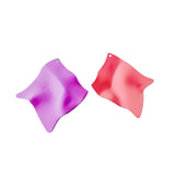 Multicolors Plated Rhombus Metal Eardrop Earring Accessories