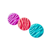 10pcs Multicolor Round Dent Stud Earrings Jewelry Component Diy Material