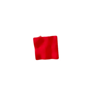 Multicolors Square Dent Stud Earrings Accessories DIY Material