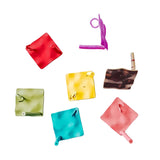 Multicolors Square Dent Stud Earrings Accessories DIY Material