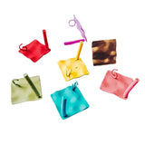 Multicolors Square Dent Stud Earrings Accessories DIY Material