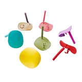 Wave Round Stud Earrings Accessories Necklace Jewelry Component Diy 10pcs