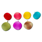 Wave Round Stud Earrings Accessories Necklace Jewelry Component Diy 10pcs