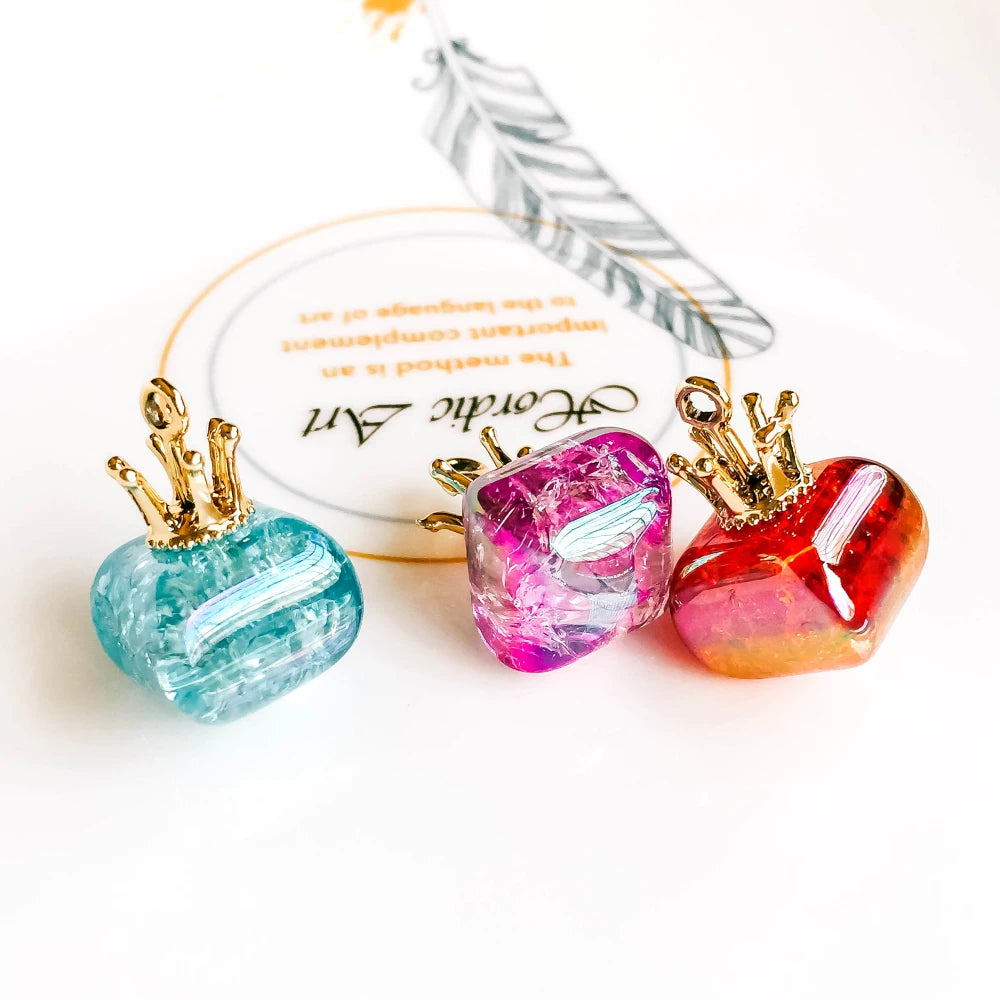 Multicolors Rhinestone Crystal Pendant Charms Necklace Accessories Supplies