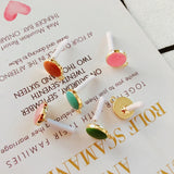 Multicolors Stud Earrings Finding Eardrop Accessories Jewelry Component Diy Mate