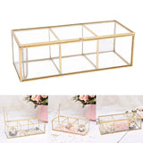 Glass Makeup Brush Organizer Bathroom Cosmetics Holder