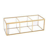 Glass Makeup Brush Organizer Bathroom Cosmetics Holder