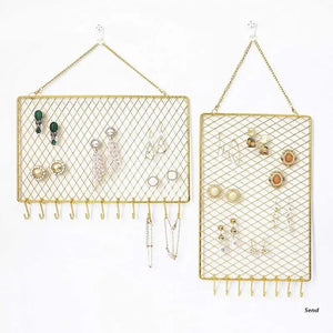 Earring Wall Holder Hanging Organizer Jewelry Storage