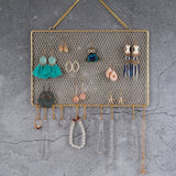 Earring Wall Holder Organizer Jewelry Storage Hexagon Hooks