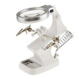 LED Helping Hand Soldering Magnifying Clamp