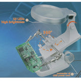 LED Helping Hand Soldering Magnifying Clamp