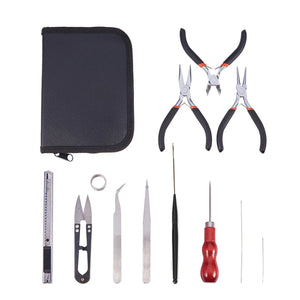 12-Piece Jewelry Tool Set for DIY Bracelet & Earrings