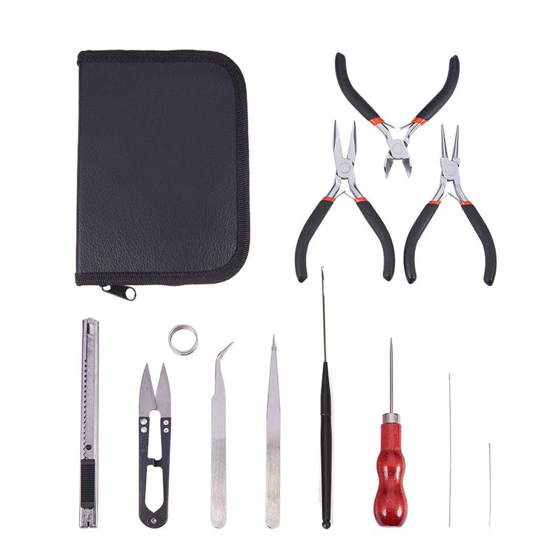 12-Piece Jewelry Tool Set for DIY Bracelet & Earrings