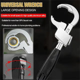 Adjustable Bathroom Wrench Double Ended Spanner Sink Faucet Repair Tool