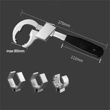 Adjustable Bathroom Wrench Double Ended Spanner Sink Faucet Repair Tool