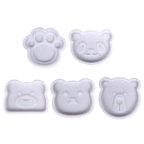 Little Bear Coaster Silicone Mold for DIY Epoxy Making Cups Crafts