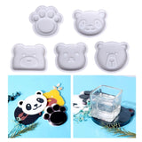 Little Bear Coaster Silicone Mold for DIY Epoxy Making Cups Crafts