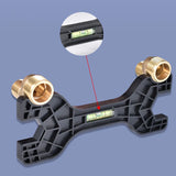 Dual Headed Wrench Level Tap Spanner Repair Plumbing Tools