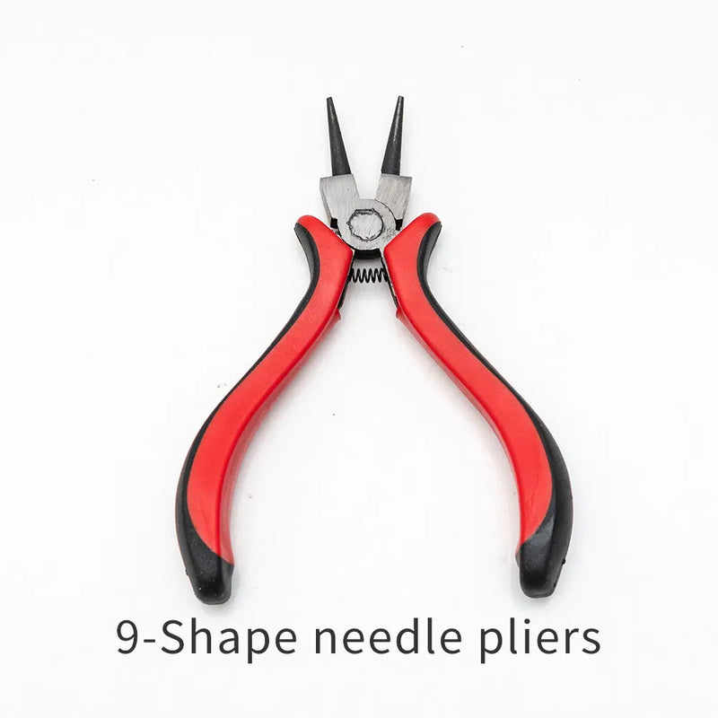 Jewelry Pliers Tool Set Round Nose End Cutting Wire Making Accessories
