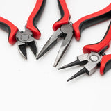 Jewelry Pliers Tool Set Round Nose End Cutting Wire Making Accessories