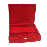Chinese Style Red Velvet Jewelry Box