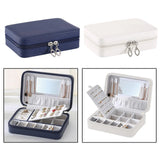 Jewelry Box with Mirror Organizer Necklace