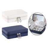 Jewelry Box with Mirror Organizer Necklace