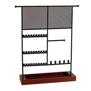 Metal Necklace Holder Rack Modern Jewelry Display Stand