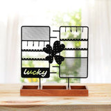 Metal Necklace Hanging Modern Tabletop Rack for Jewelry Display Stand