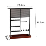 Metal Necklace Hanging Modern Tabletop Rack for Jewelry Display Stand