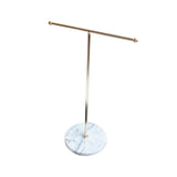 Marble T Bar Necklace Display Stand