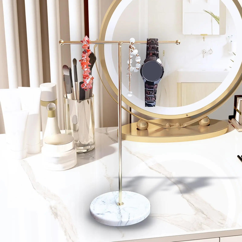 Marble T Bar Necklace Display Stand