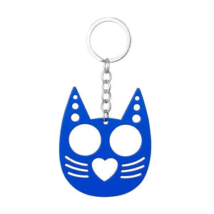 Justice Cat Metal Pink Bottle Opener Keychain Car Bag Key Chain Accessories