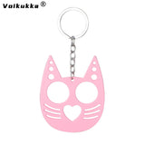 Justice Cat Metal Pink Bottle Opener Keychain Car Bag Key Chain Accessories