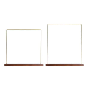Wood Base Necklace Display Stand for Retail Store