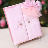 Pink Jewelry Box Organizer with Mirror