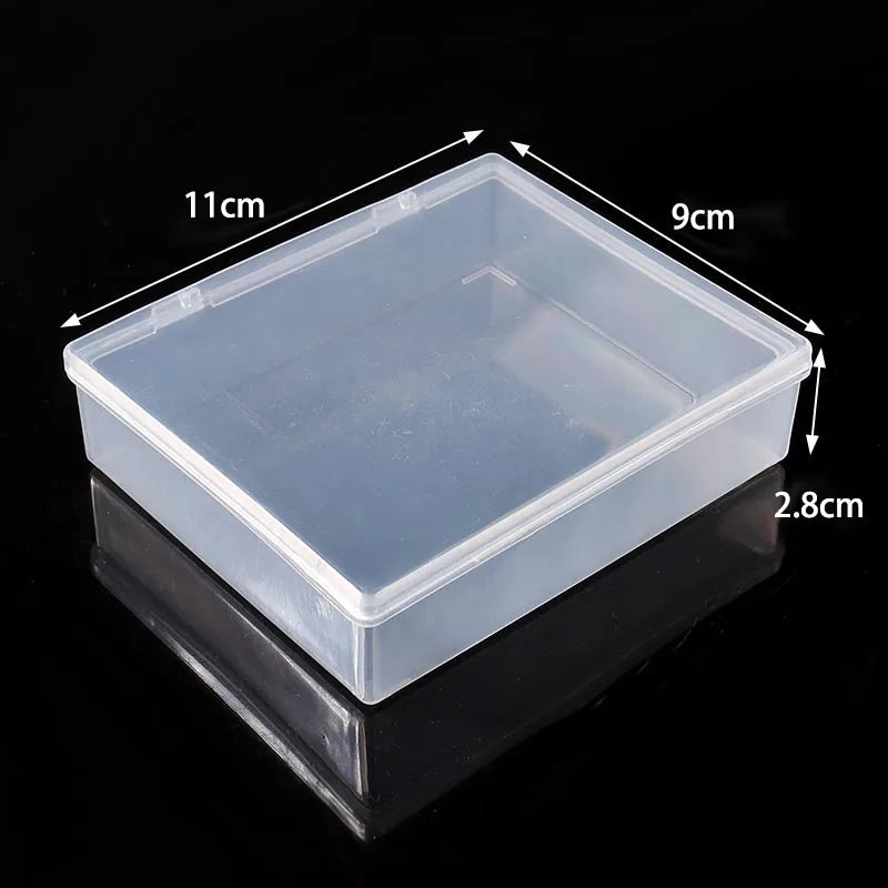 Transparent Plastic Storage Box for Jewelry Beads and Rings
