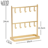 Wrought Iron Tree Jewelry Display Rack
